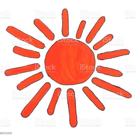 Sun Cartoon Art Nature Hot Drawing Icon Stock Illustration - Download Image Now - Abstract, Art ...