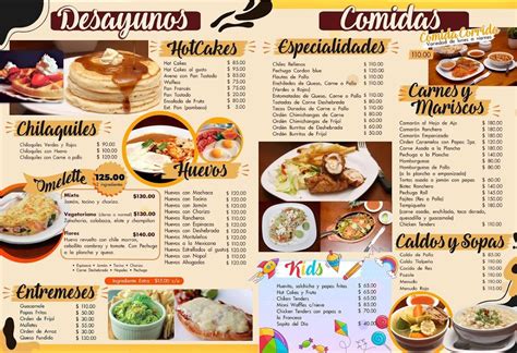 Menu at Las Flores Restaurant, Agua Prieta, CALLE 5 AVE 16 COL