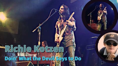 Richie Kotzen Doin What The Devil Says To Do NAMM 2012 4K YouTube