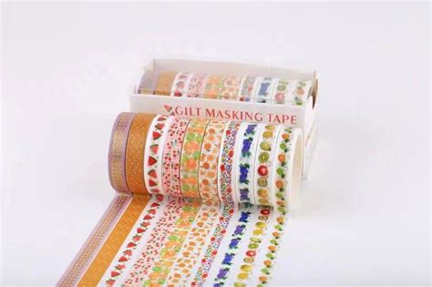 Ruban Adh Sif D Coratif En Forme D Toile Rouleaux Washi Tape