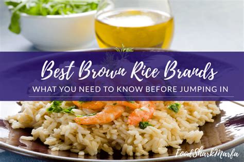 The Best Brown Rice Brands For A Healthier Lifestyle Food Shark Marfa