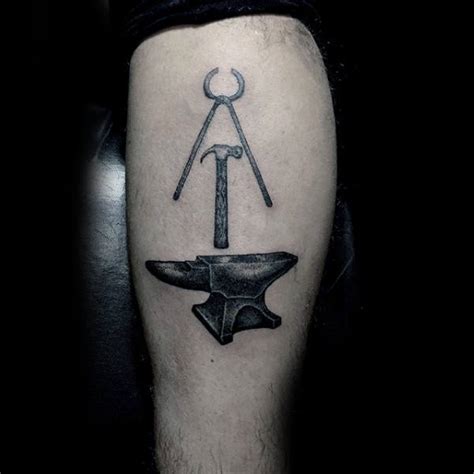 50 Hammer Tattoo Designs For Men - Manly Tool Ink Ideas