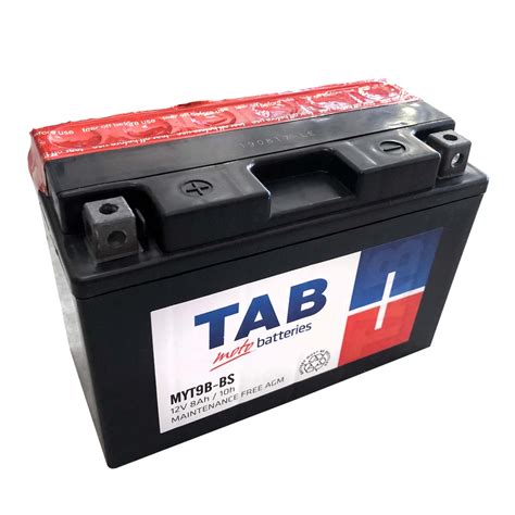 Akumulator motocyklowy TAB YT9B-BS (MYT9B-BS) 12V 8Ah 95A