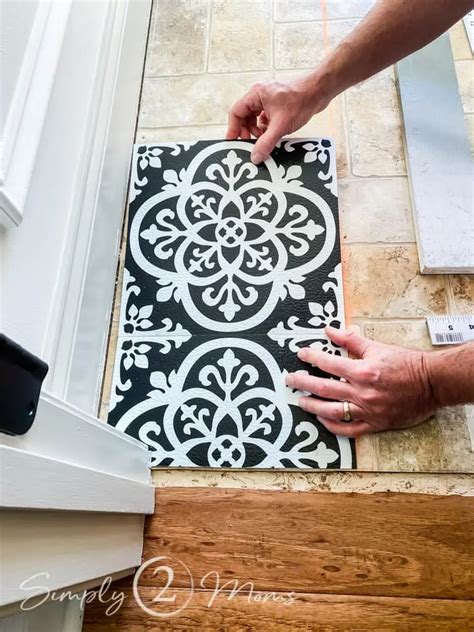 Handy How To Guide For Installing Peel Stick Tile Over Linoleum