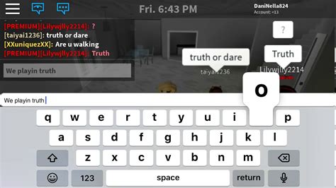 Truth Or Dare Roblox Youtube