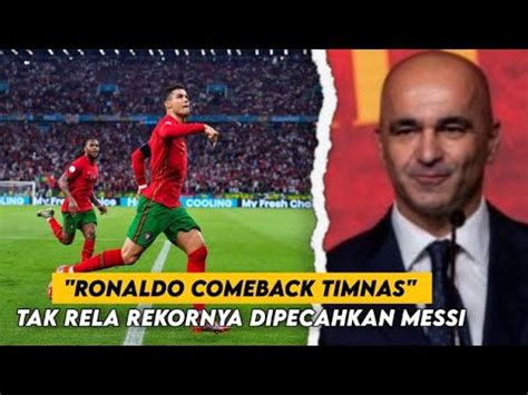 Masih Ingin Ciptakan Sejarah Ronaldo Tak Mau Pensiun Dari Timnas