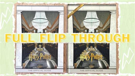 Harry Potter Studio Tour Official Souvenir Guide Full Flip Through