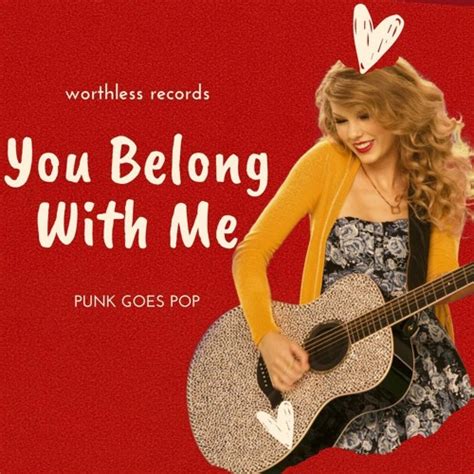 You Belong With Me Taylor Swift Album Cover