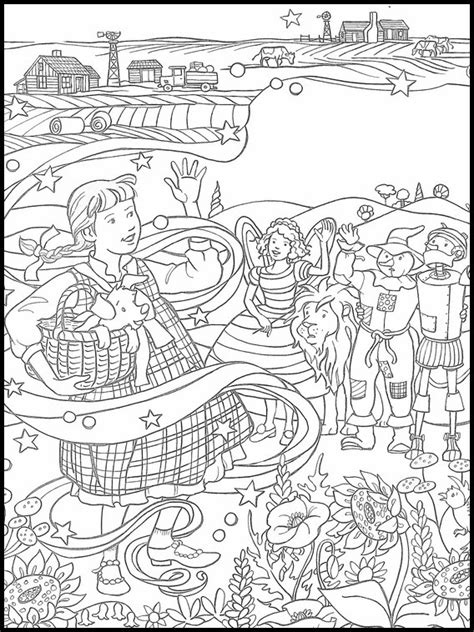 Wizard Of Oz Coloring Pages To Print