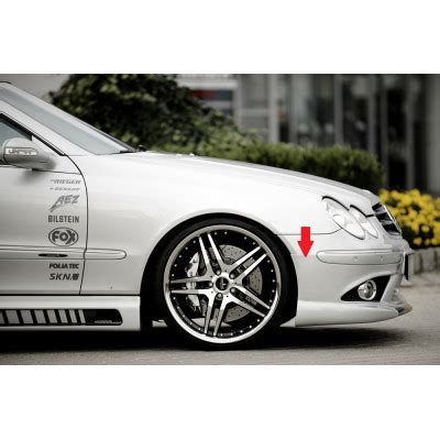 Rajout De Pare Chocs Avant Rieger Tuning Pour Mercedes Clk W