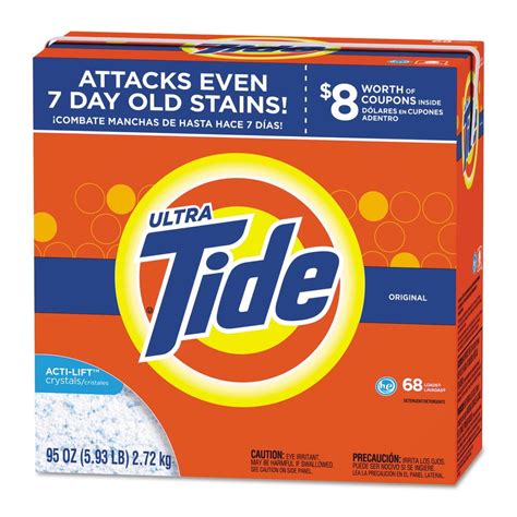 Tide Pgc84997ct Powder Laundry Detergent 3 Carton Orange