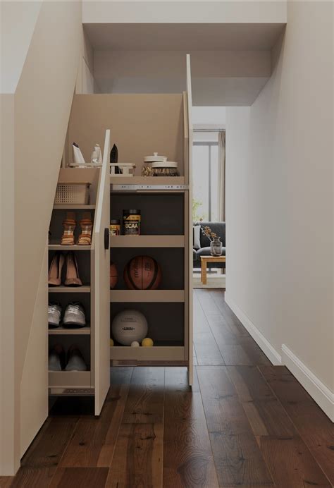 Fitted Understairs Wardrobesbuilt In Under Stair Storage