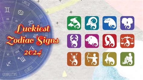 Lucky 2024 Luckiest Zodiac Signs 2024 Horoscope Luckyzodiacsign