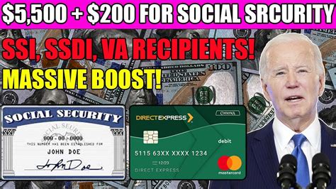 Breaking News Massive Boost 5 500 200 Extra For Social Security