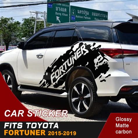 Fit For Toyota Fortuner 2015 2016 2017 2018 2019 Car Stickers Side Body