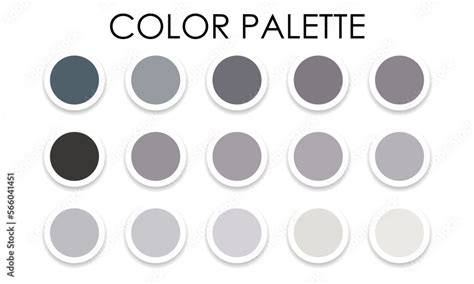 Multicolored color palette 2023. Vector illustration Stock Vector ...