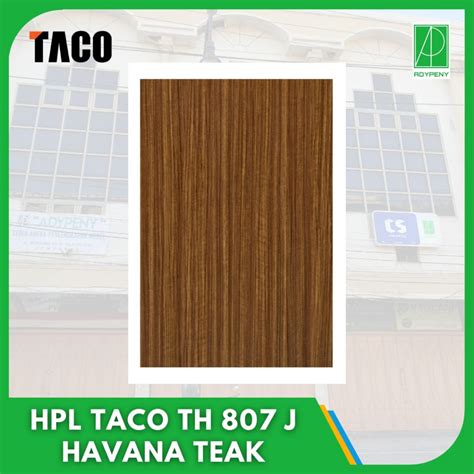 Jual Hpl Taco Th 807 J Havana Teak Shopee Indonesia