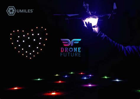 Espectaculo Nocturno Enjambre De Drones En Logro O Drone Guru