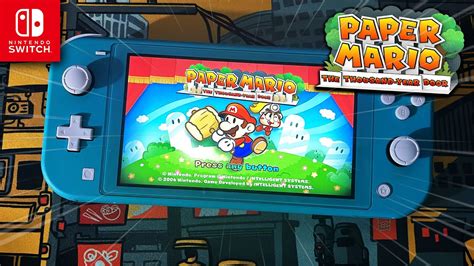 Paper Mario The Thousand Year Door Let S Play Nintendo Switch Lite