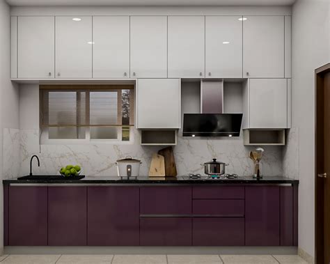 Modern Style Spacious Kitchen With Gola Profile Handles Livspace