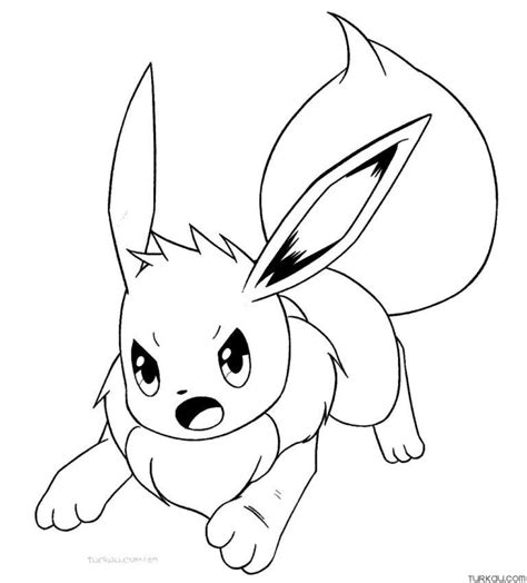 Pokemon Pikachu Electroshock Attack Coloring Page Turkau