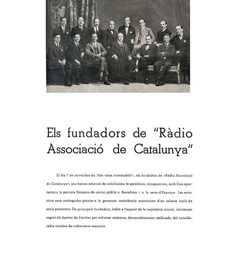 Ràdio Associació de Catalunya Álbum RAC 1935