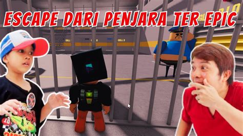 Melarikan Diri Dari Penjara Mode Hard Roblox Youtube