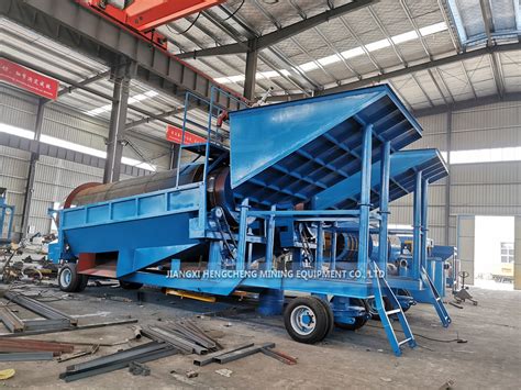 150 Tph Alluvial Gold Wash Plant Shipment Hengcheng Mining Equipment