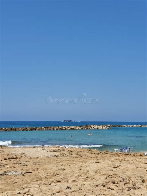 Venus beach Ã®n Cyprus stock photo. Image of cove, sand - 227355386