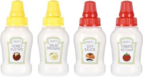 Amazon Pcs Mini Ketchup Bottles For Bento Box Accessories Ml