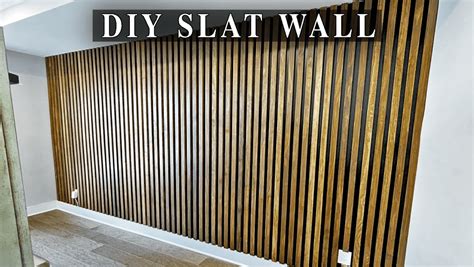 Installing A Slat Wall As A Complete Beginner