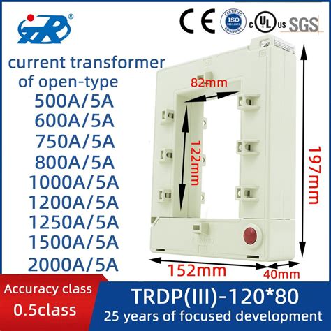 Tr Current Transformer Split Core Clamp 1000a Dp 12080 2500a Metering Ring Type Cts China