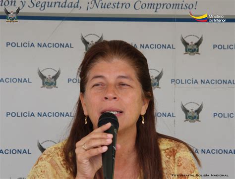 Susana Dueñas gobernadora de Manabí Ministerio de Gobierno Ecuador