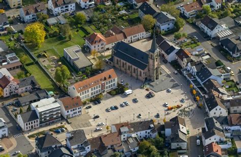 Luftbild Dillingen OT Pachten Sankt Maximin Kirche In Dillingen