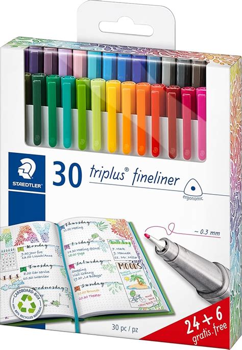 Staedtler Triplus C P Fine Liner Pens In Colours Amazon Co Uk