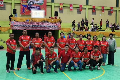 Tim Sopd Murung Raya Ramaikan Futsal Pj Bupati Cup Antara News