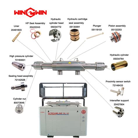 Waterjet Pump Parts 72160831 High Pressure Cylinder of Pump