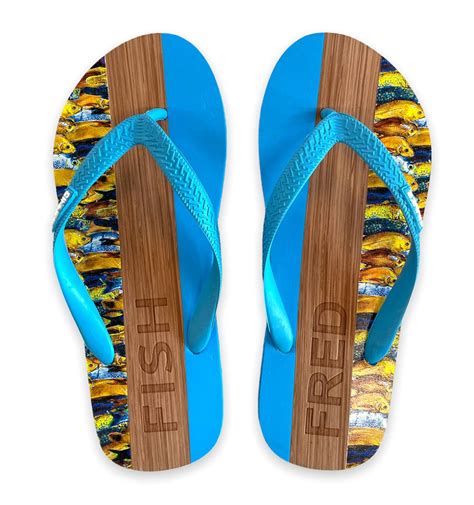 buy Sandals a fish named fred fish yellow