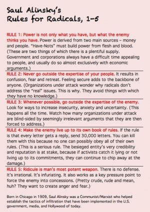 Rules for radicals by saul d alinsky - benchdax