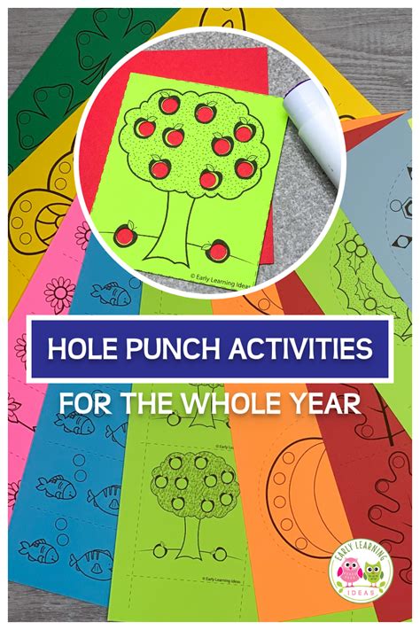 Fun Fine Motor Hole Punch Activities For Preschool To Use All Year Fine Motor Skills