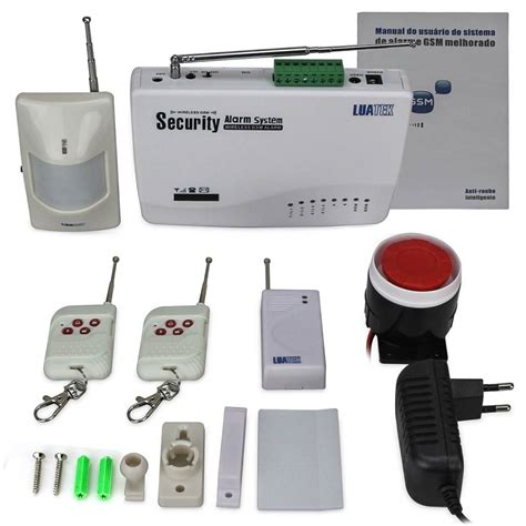 Kit De Alarme Residencial Luatek Gsm Sistema Wireless Sms Mercado Livre