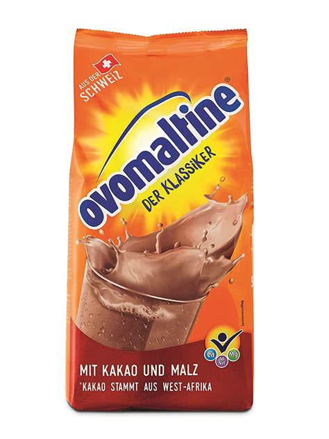 Ovomaltine Kakao Pulver Mit Dem Einzigartigen Geschmack Nach Malz Und