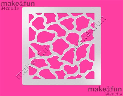 Animal Print Cake Stencil, Cookie Stencil|Animal print Schablone, Tort