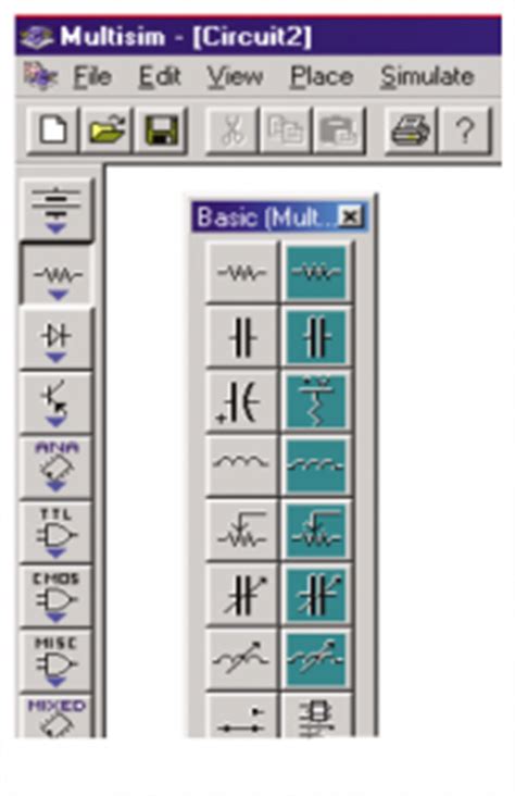 C Dibujo De Un Circuito Sencillo En Multisim
