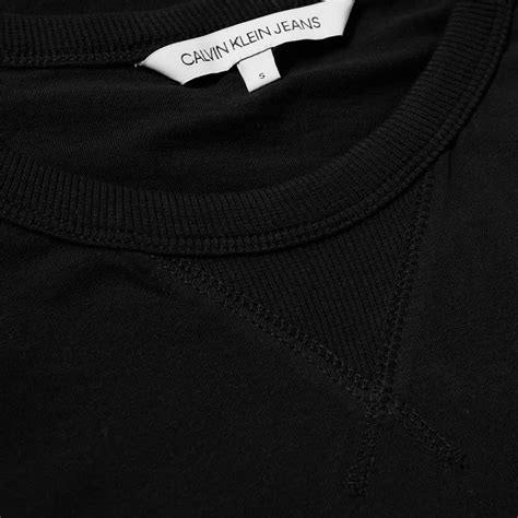 Calvin Klein Monogram Sleeve Badge Tee Ck Black End Jp