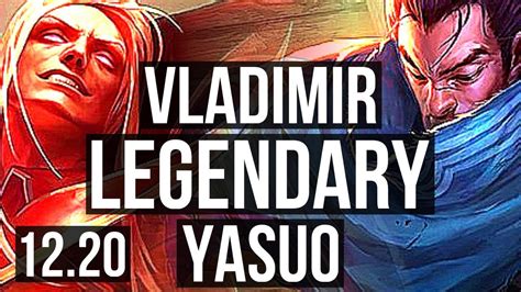 VLADIMIR Vs YASUO MID 13 1 10 Legendary 400 Games Rank 11 Vlad