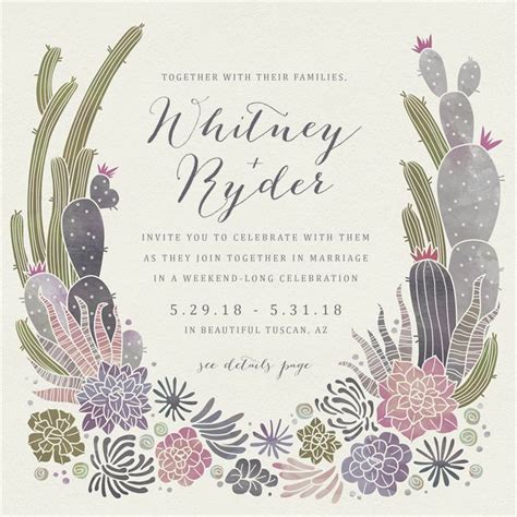 Lynette Invitations In Green Greenvelope Destination Wedding