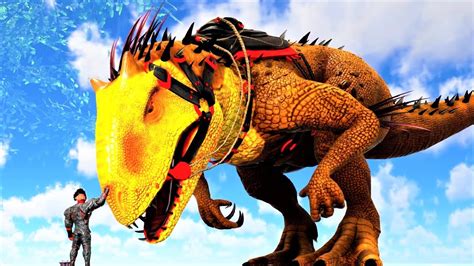 Taming The Indominus Rex Ark Survival Evolved Pugnacia Dinos Mod E21