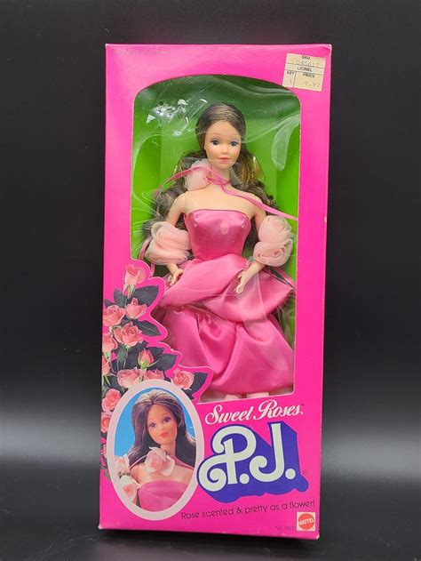 Mattel Sweet Rose Pj Barbie Doll Mint In Box Etsy Barbies