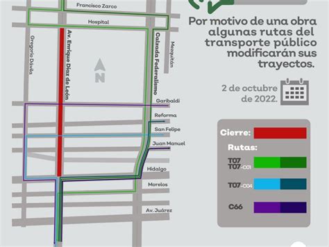 Modifican Derroteros De Transporte P Blico Por Carrera Y Obras